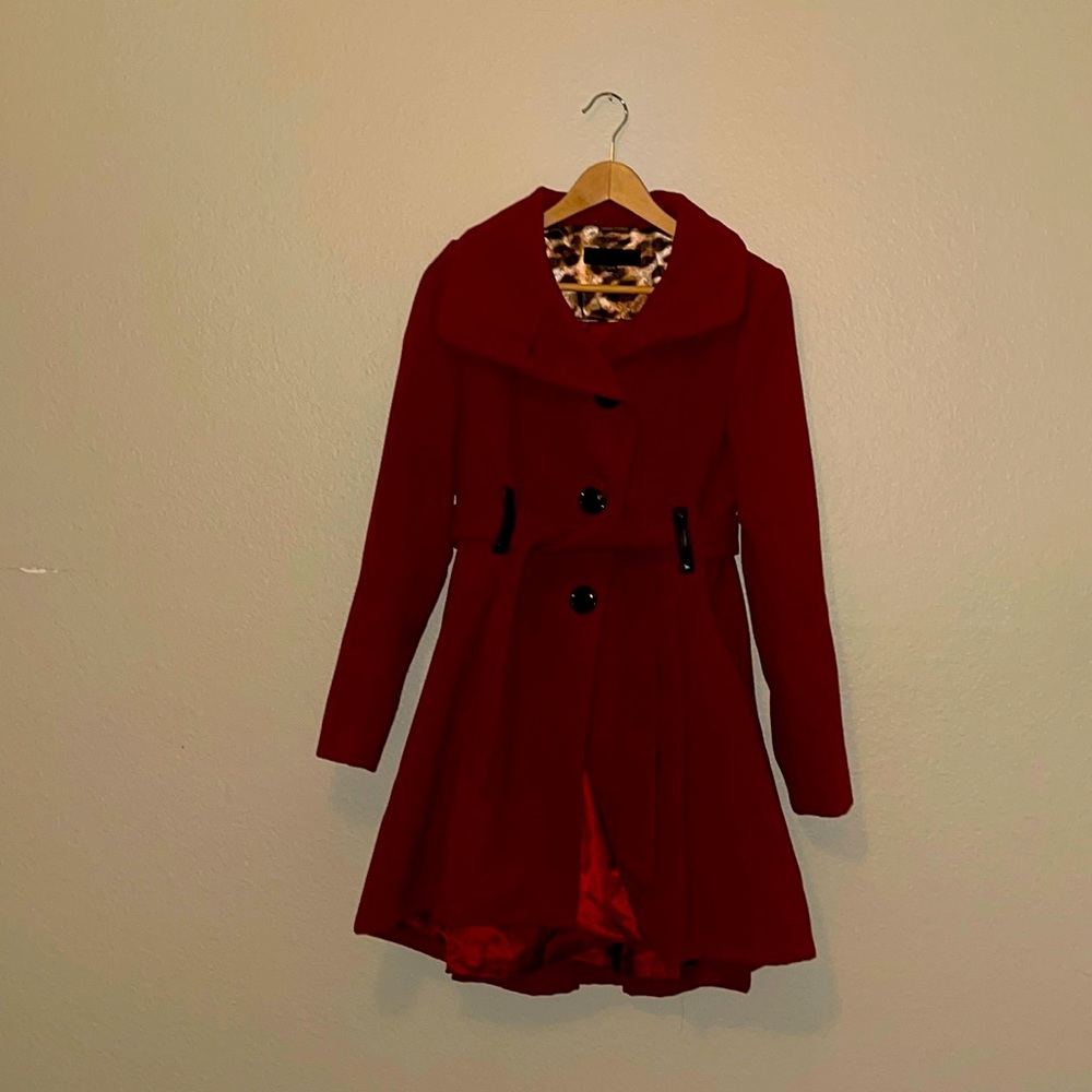 Steve Madden Deep Red Coat
